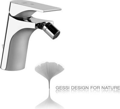 Gessi Emporio Via Solferino Bidet-einhebelmischerm mit Ablaufgranitur 1 1/4, Ausladung 118 mm, 49008