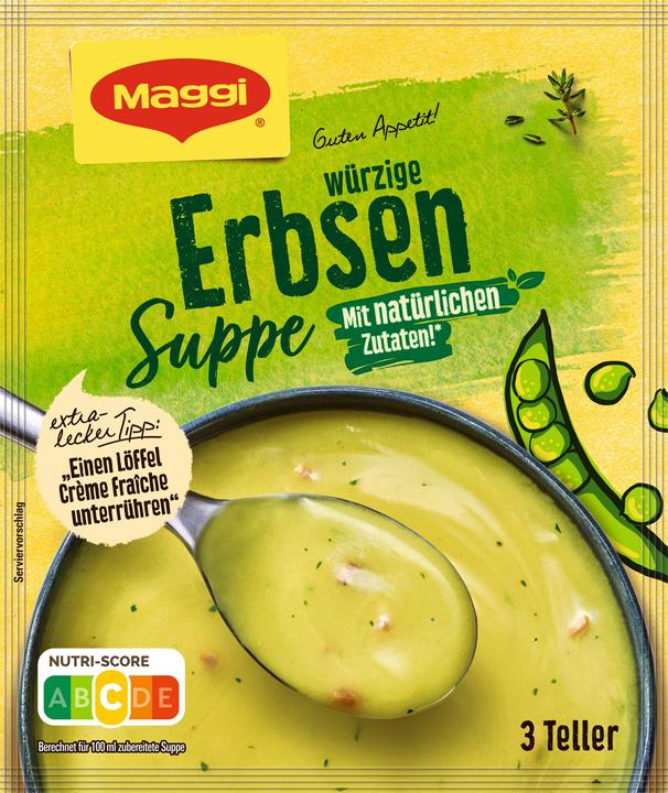 Maggi BON APPETIT Soupe petits pois au lard, donne 750 ml (750 ml)
