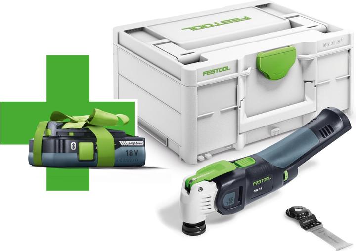 Festool Akku-Oszillierer OSC 18 E-Basic