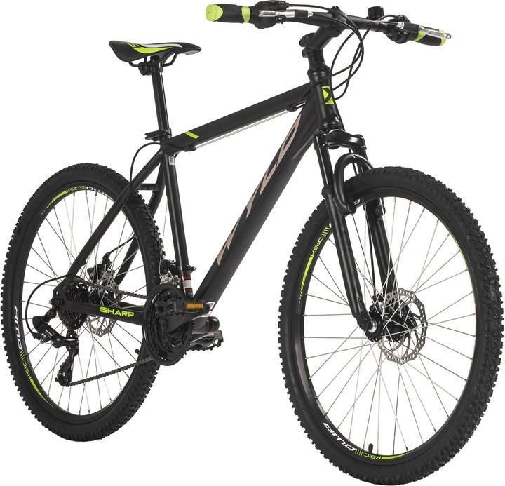 Produktbild Wyld Mountainbike Hardtail 26" Sharp 3.0 Schwarz 21 Gänge (46 cm)