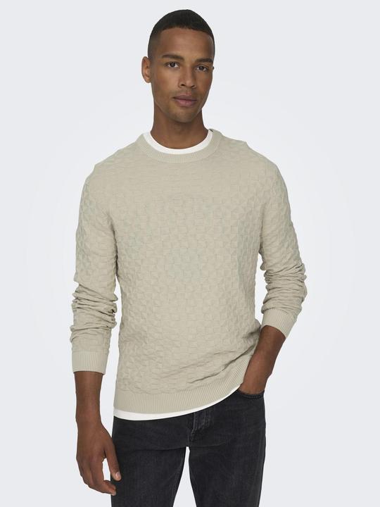 Immagine prodotto Only & Sons Onskalle Reg 12 Struc Crew Knit Noos (S)