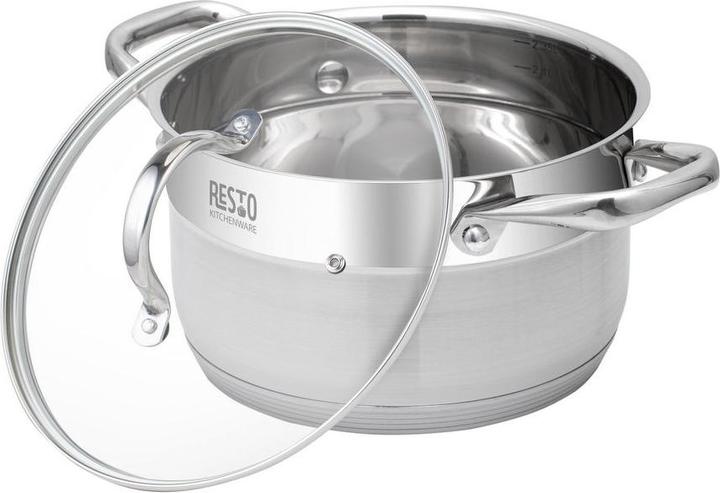 Actual product image Resto 92103 18x10.5 cm (18 cm, Pot, Stainless steel)