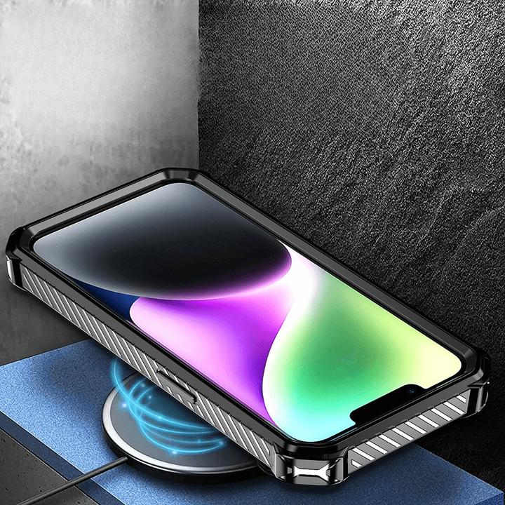 Image du produit Cover-Discount iPhone 15 - Armor Case avec kickstand bleu (Apple iPhone 15)