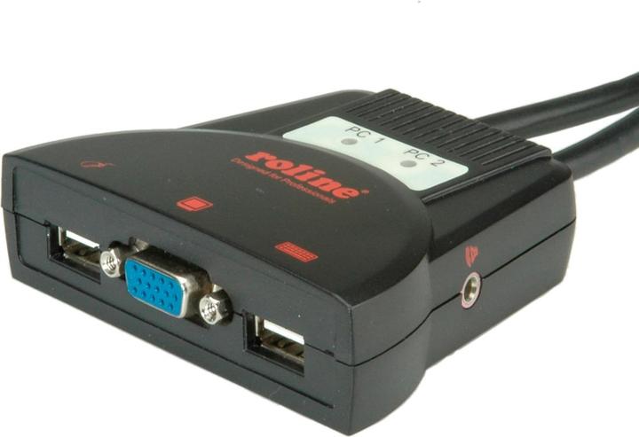 Actual product image Roline KVM Switch Star 2PC, USB, Audio