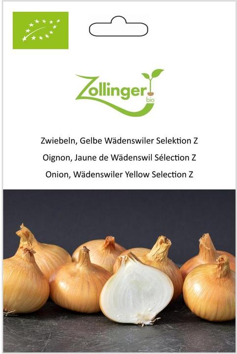 Actual product image Zollinger Bio Onions, yellow Wädenswil selection Z (Vegetable seeds)