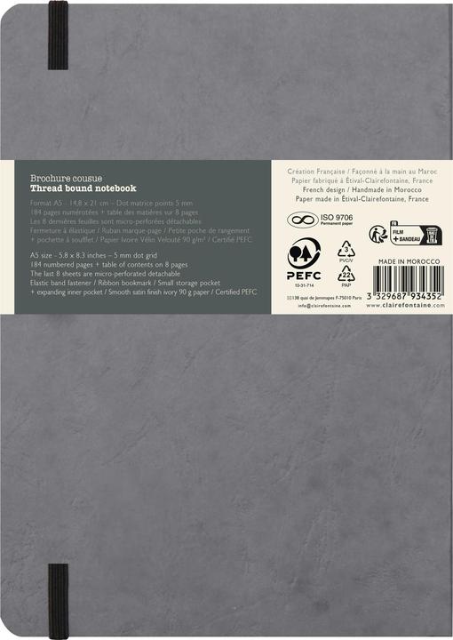 Produktbild Clairefontaine Age Bag (A5, Liniert, Weicher Einband)