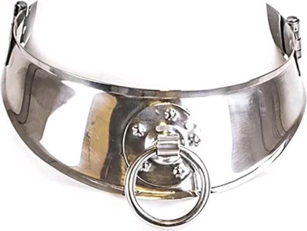 Actual product image Shots Locking Men's Collar with Ring (15")