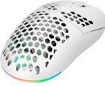 Actual product image Gamiac PX71 Mice - White - Pixart 3335, Wired & Wireless, 16000 DPI, 16,8M RGB effects (Wireless)