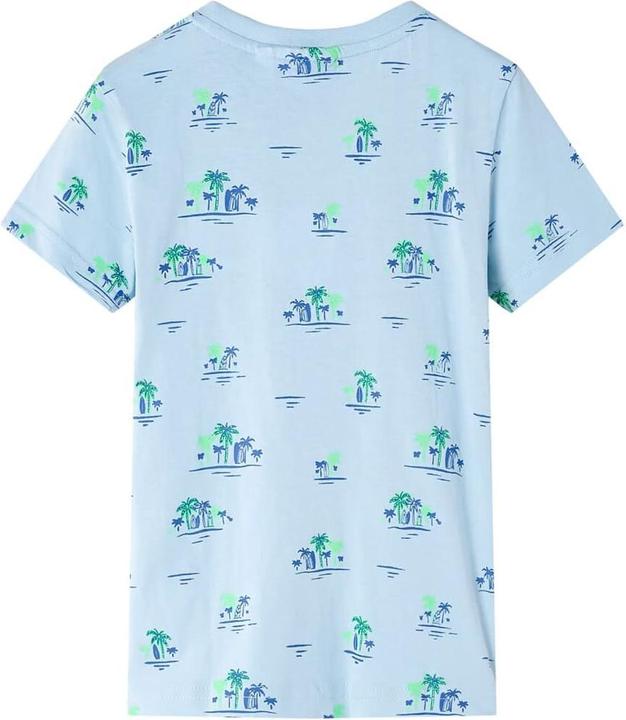 Produktbild VidaXL Kinder-T-Shirt Hellblau 104,Material: 100 % Baumwolle,Farbe (104)
