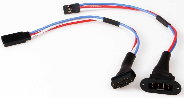 Produktbild Kuza Kabelsatz für 1 Servo steckbar 37cm Uni/Futaba mit 8-pol. Steckverbindung 20AWG/0,5mm²