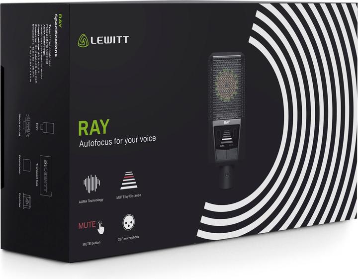 Produktbild Lewitt Kondensatormikrofon Ray, Typ: Einzelmikrofon, Bauweise