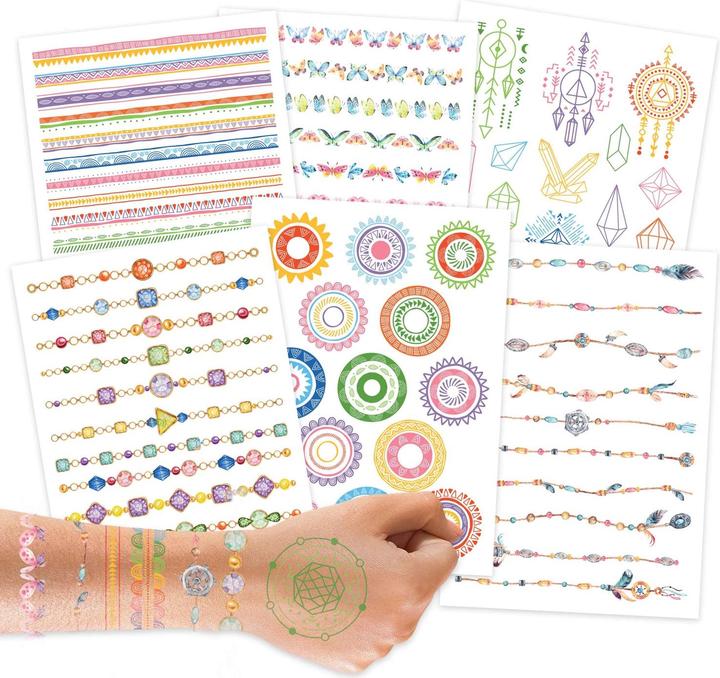 Produktbild Papierdrachen Metallic Tattoos – Schmuckelemente