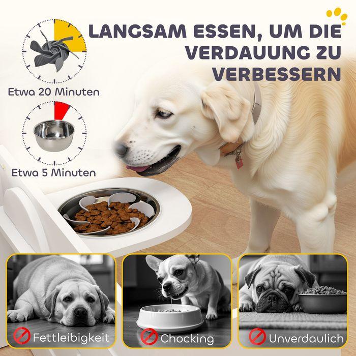 Image du produit Swisshandel24 Hundenapf erhöht, Höhenverstellbar Futternapf für Hunde mit Separatem Design (1 l)