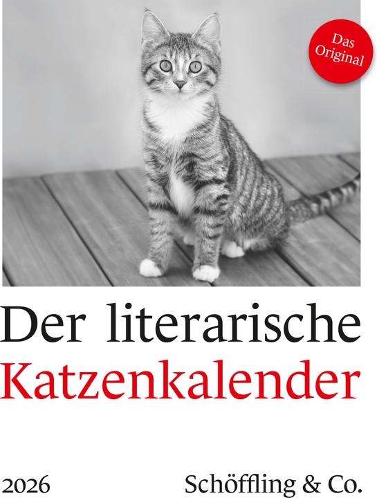 Image du produit Der literarische Katzenkalender 2026 (24 x 32 cm, Allemand)