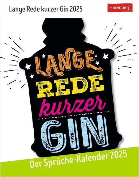 Magni Lange Rede kurzer Gin Tagesabreisskalend (11 x 14 cm, Deutsch)