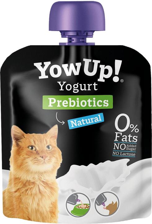 Actual product image YowUp! Yoghurt, natural with probiotics, 85g (Senior, Adult, Junior, Puppy + kitten, 1 pcs., 85 g)