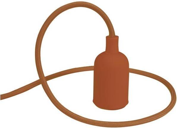 Produktbild Vellight Design-Pendelleuchte Mit Textilkabel - Braun (E27)