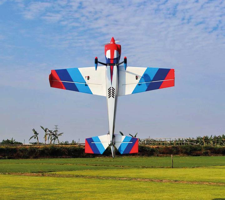 Produktbild Extremeflight-RC laser 60" v2 plus blau/weiss/rot arf mit tragflächen-schnellverschluss