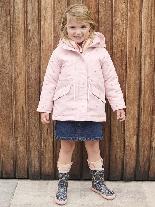 Vertbaudet Mädchen 3-in-1-Jacke mit Recycling-Polyester