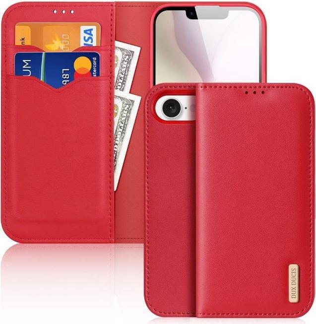 Image du produit Dux Ducis Hivo Series Leder Bookcover Hülle (Apple iPhone 16e)