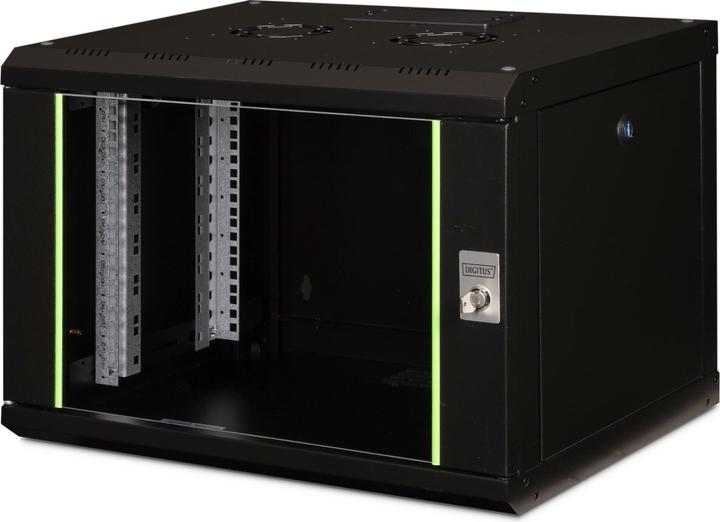 Actual product image Digitus 48,3cm 19inch wall cabinet 7U black size HxWxD 420x600x450 mm (7 RU, 19 inch rack)