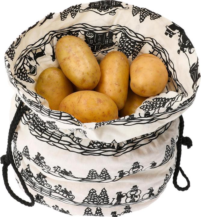 Actual product image Nouvel Potato bag Snow World Beige/Black
