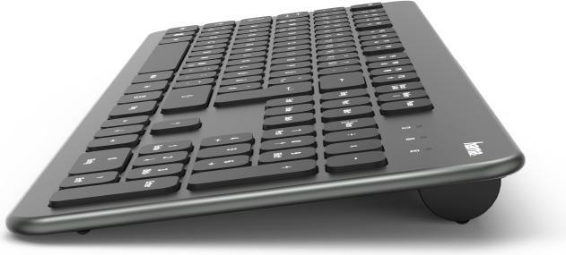 Actual product image Hama KW-700 Keyboard RF Wireless QWERTY German Anthracite (DE, Cable, Wireless)