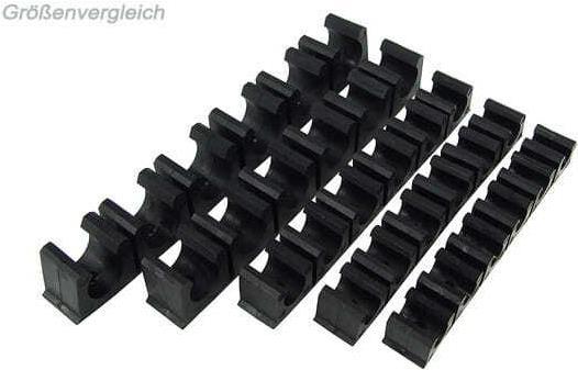 Image du produit Phobya Barre de serrage de tuyau 13mm (10x1,5mm) 6 fois, (140 x 20 x 20mm )