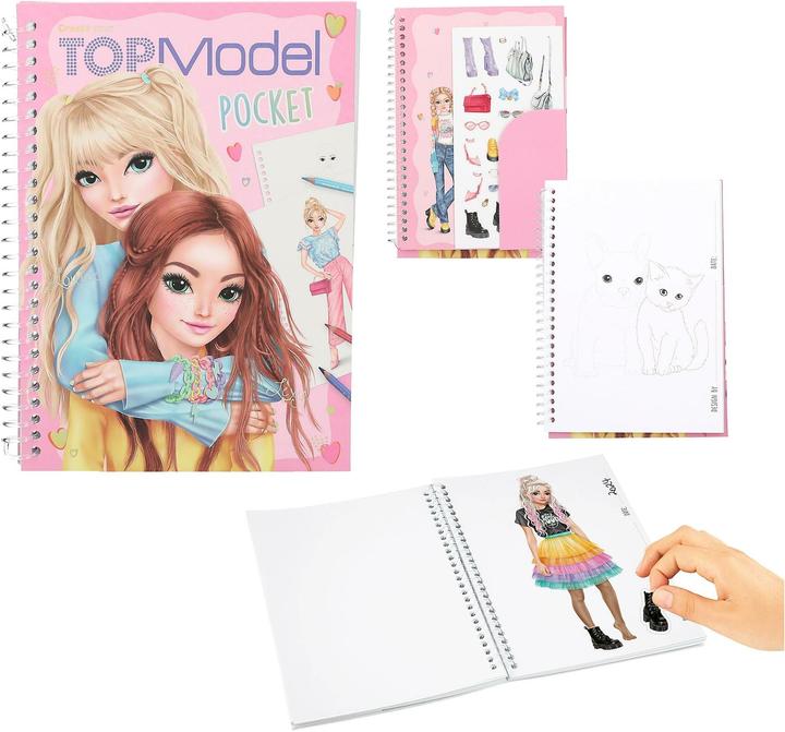Produktbild Depesche TOPModel Pocket Malbuch