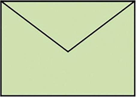 Actual product image Magni 220720537 - Coloretti envelopes, 80 g/m², DIN B6, peppermint, 5 pieces (B6, 5 x)
