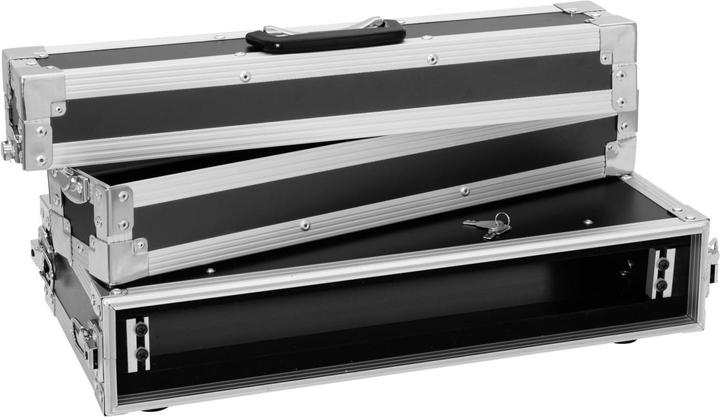 Produktbild Roadinger Effektrack CO DD, 1HE, 24cm tief, schwarz