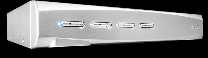 Image du produit Lindy Commutateur KVM 4 ports DisplayPort 1.2 Pro Audio USB 2.0