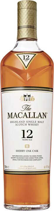 Produktbild Macallan 12 Years (Single Malt, Scotch Whisky, 1 x 70 cl)
