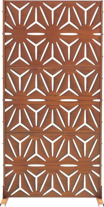 Immagine prodotto Casa.Pro Trennwand Kilsturd Cortenstahl 180x90 cm Edelrost (180 x 90 x 40 cm)
