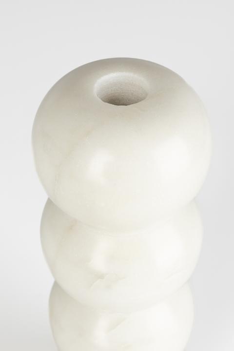 Produktbild Zuiver Rome Candle Holder Marble White (8 x 8 x 24 cm)