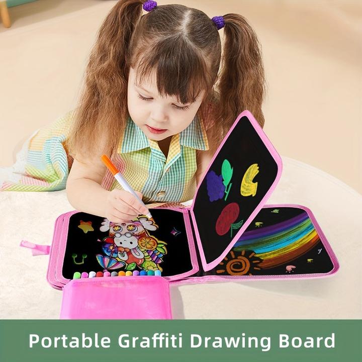 Image du produit Activity Board Enfants Graffiti Small Coloring Board Home Coloriage Portable Dessin Livre pour enfants