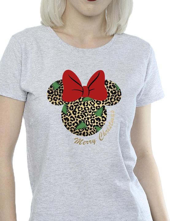 Image du produit Disney - T-shirt MINNIE MOUSE LEOPARD CHRISTMAS - Femme (XXL)
