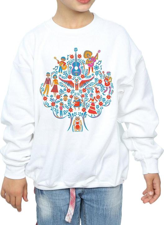 Immagine prodotto Disney Coco Tree Pattern Felpa Ragazze (128)