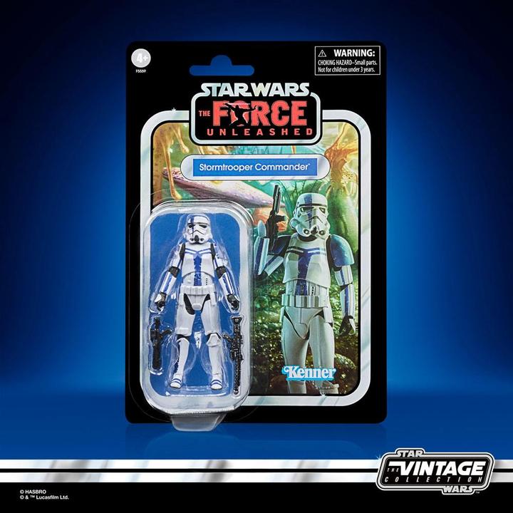 Produktbild Hasbro The Vintage Collection Gaming Greats Stormtrooper Commander, 9,5 cm grosse Figur zu Star Wa