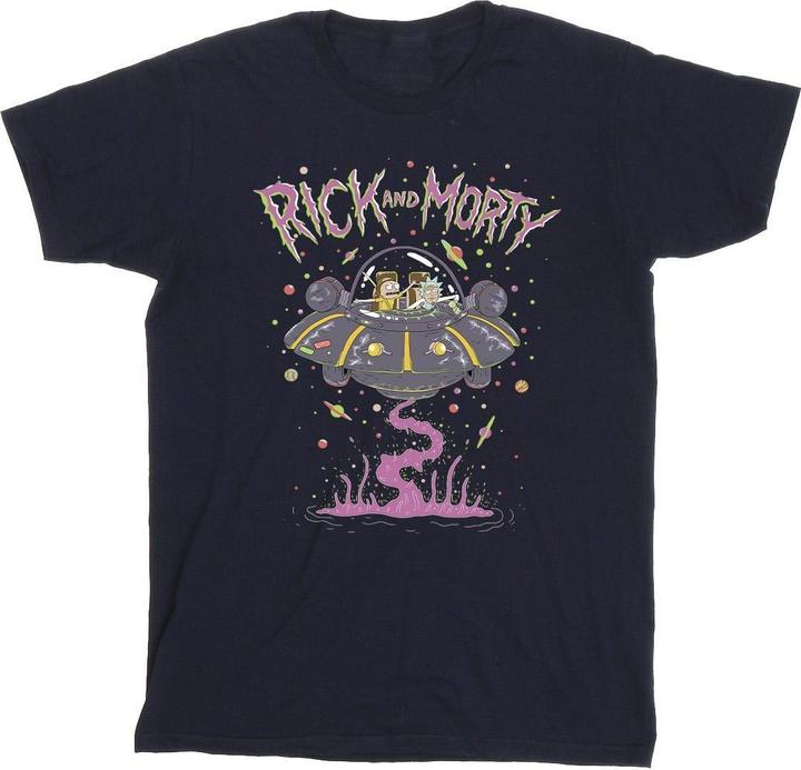 Produktbild Rick And Morty Pink Spaceship TShirt (XL)
