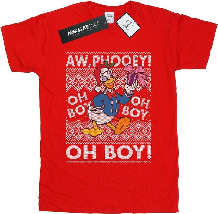 Produktbild Disney Donald Duck Christmas Fair Isle TShirt (L)