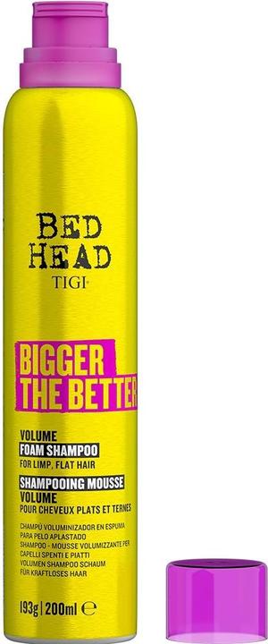 Produktbild Tigi Bed Head - Bigger The Better Volume Foam Shampoo (200 ml, Flüssiges Shampoo)