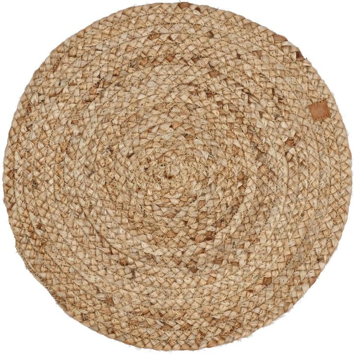 Actual product image Södahl Placemat Its all Ø 35 cm, Light brown (1 x, 35 x 35 cm)