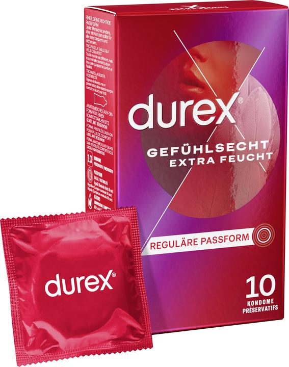 Durex Gefühlsecht Extra Feucht (10 Stk.)