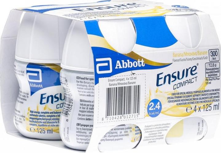 Produktbild AMO Compact 2.4 kcal Drink Banane (Banane, 4 Stk., 674 g)