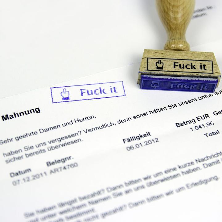 Actual product image Winkee Fuck It Stamp