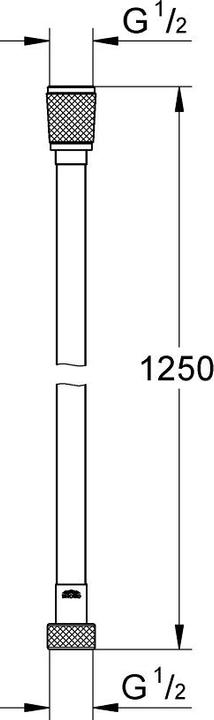 Produktbild Grohe Brauseschlauch SilverFlex 125 cm 28362GL0 cool sunrise (125 cm)