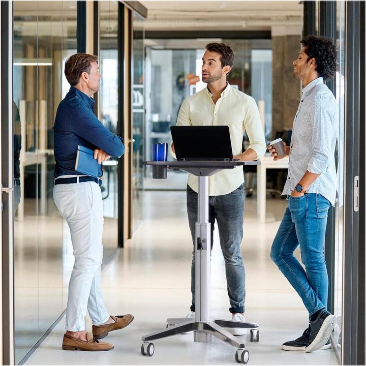 Actual product image Ergotron roll stand, LearnFit Desk, adjustable