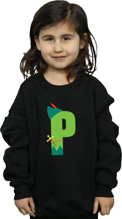 Produktbild Disney Alphabet P Is For Peter Pan Sweatshirt Mädchen (116)
