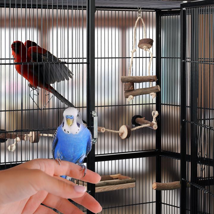 Image du produit Relaxdays Set de 9 jouets pour oiseaux